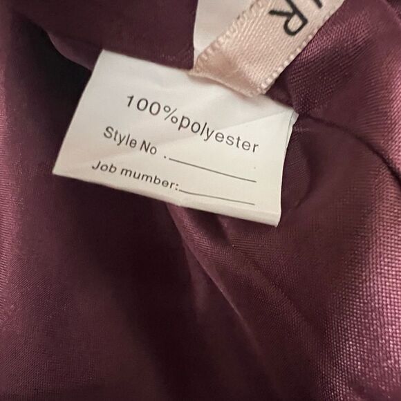 Lavetir Mother of the Bride or Bridesmaid Dress - Burgundy, Size 4, NWT - Picture 11 of 14